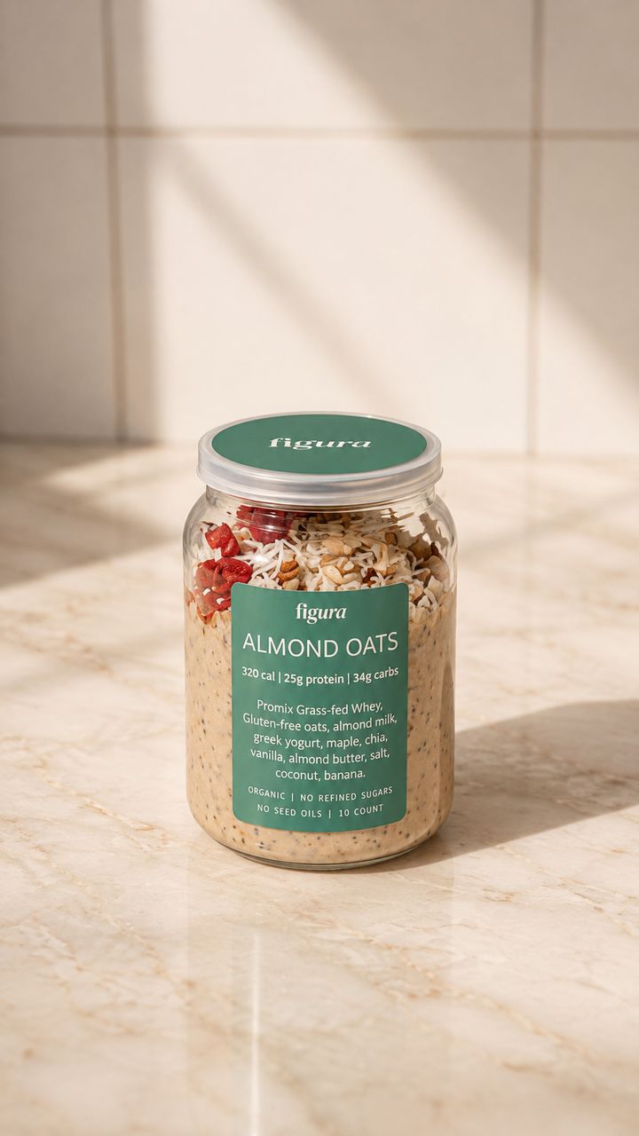 Almond oats or Figura chia